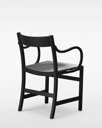 Waiter XL armchair - Black stained beech - Massproductions