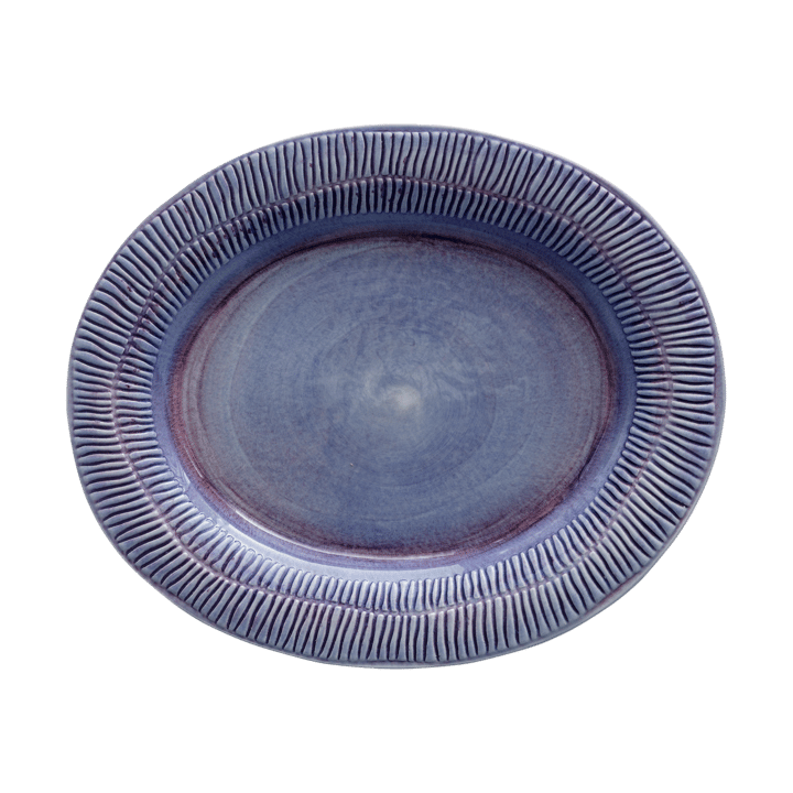 Stripes platter 30x35 cm - Violet - Mateus