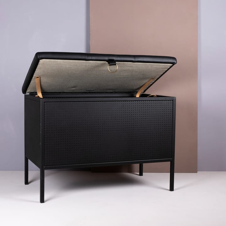 Frank storage bench, 黑色 Maze