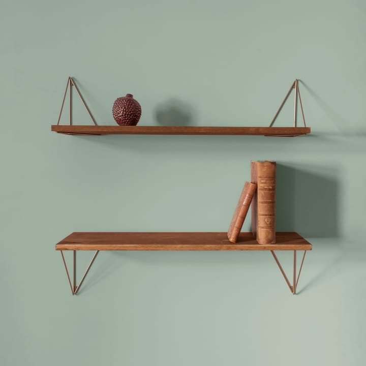 Pythagoras Play shelf, brass Maze