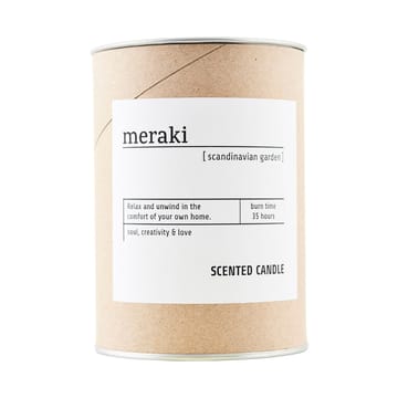 Meraki 香薰蜡烛 棕色玻璃 35 hours - scandinavian garden - Meraki