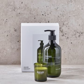 Meraki 礼物套装 hand soap 和 香薰蜡烛 - Anti-odor 绿色 herbal - Meraki