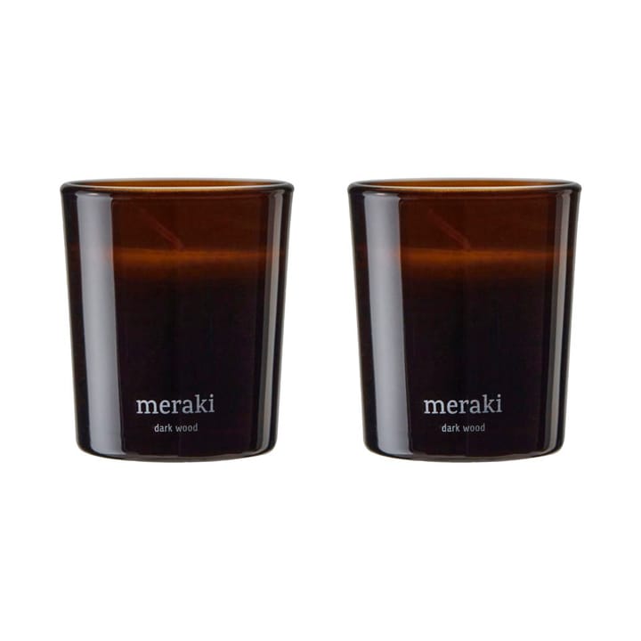 Meraki scented candles 12 hours 两件套装 - Dark wood - Meraki