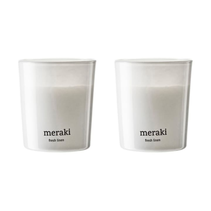 Meraki scented candles 12 hours 两件套装 - Fresh 亚麻色 - Meraki