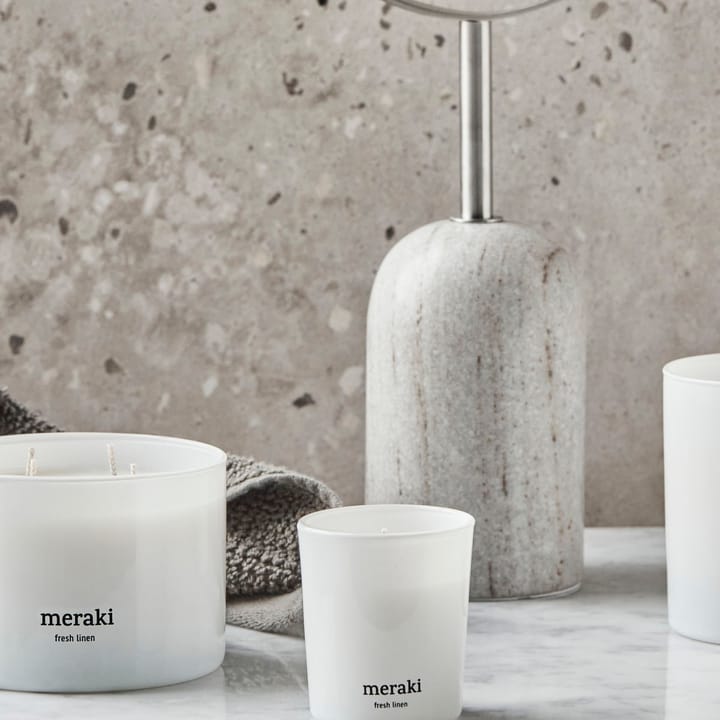 Meraki scented candles 12 hours 两件套装, Fresh 亚麻色 Meraki