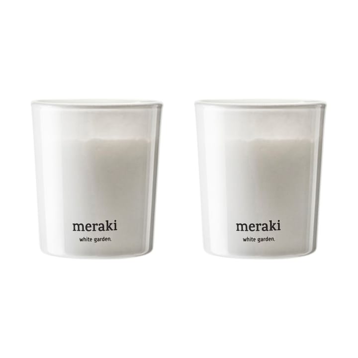 Meraki scented candles 12 hours 两件套装 - 白色 garden - Meraki