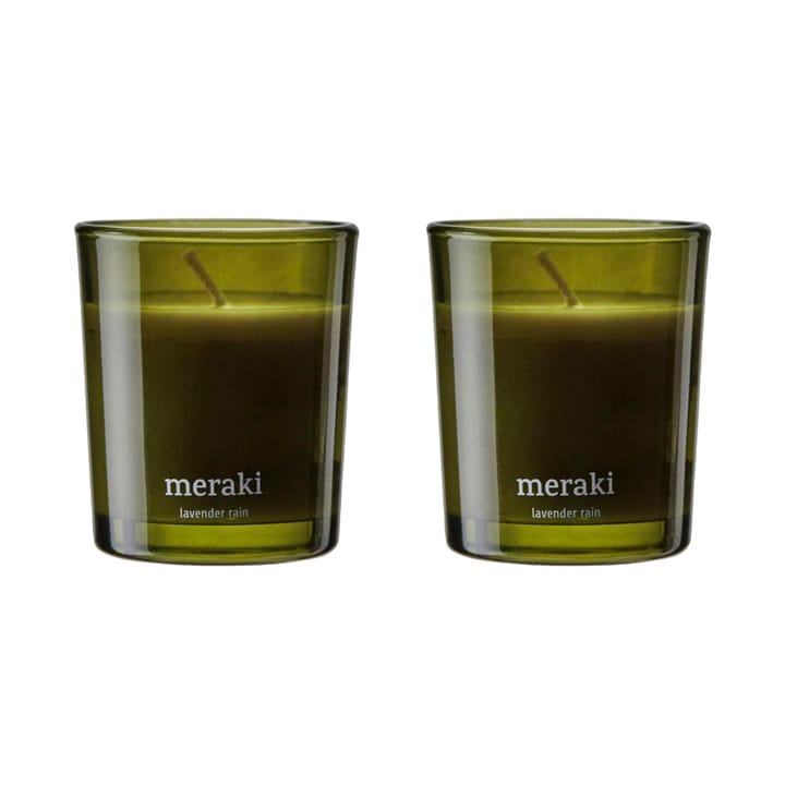 Meraki scented candles 12 hours 两件套装 - 薰衣草紫 rain - Meraki