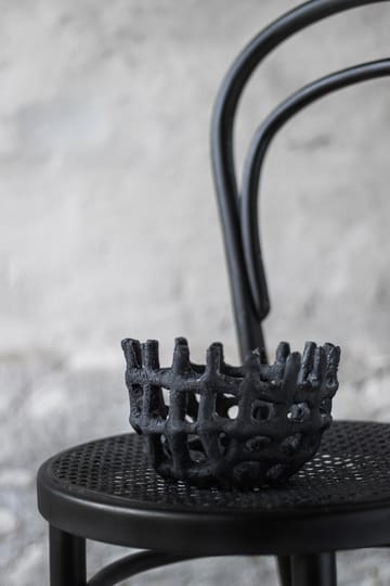 Art Piece braided basket - 黑色 - Mette Ditmer