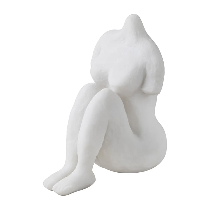 Art piece sitting woman 14 cm - Off-白色 - Mette Ditmer
