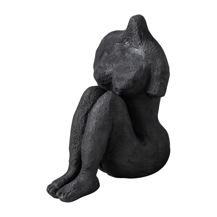 Art piece sitting woman 14 cm - 黑色 - Mette Ditmer