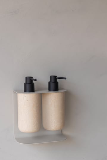 Carry wall-mounted holder double - 沙色 灰色 - Mette Ditmer