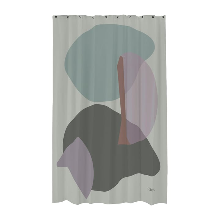Gallery shower curtain 150x200 cm - Frost 绿色 - Mette Ditmer