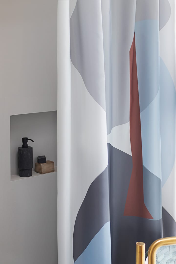 Gallery shower curtain 150x200 cm - Light 灰色 - Mette Ditmer