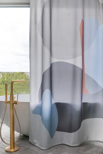 Gallery shower curtain 150x200 cm - Light 灰色 - Mette Ditmer