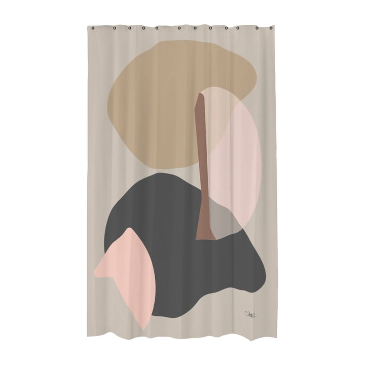 Gallery shower curtain 150x200 cm - 沙色 - Mette Ditmer