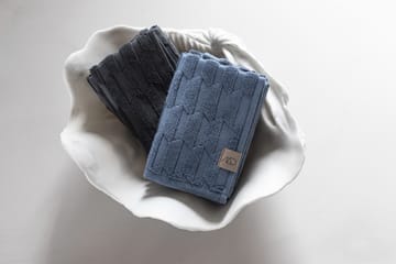 Geo towel 30x30 cm - Anthracite - Mette Ditmer