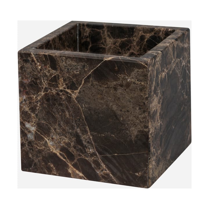 Marble cube 8.5x8.5 cm - 褐色 - Mette Ditmer