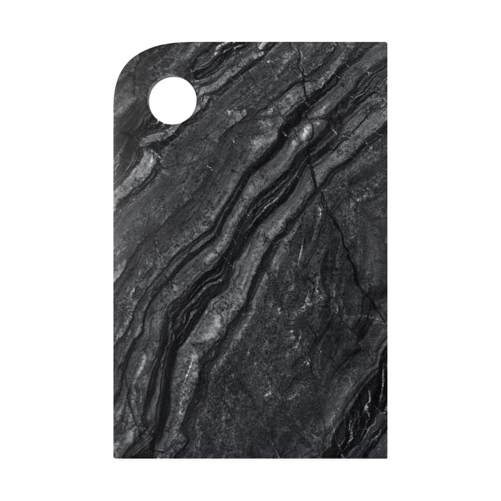 Marble serving 托盘 中 20x30 cm - 黑色-灰色 - Mette Ditmer