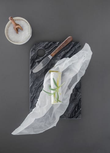 Marble serving 托盘 中 20x30 cm - 黑色-灰色 - Mette Ditmer