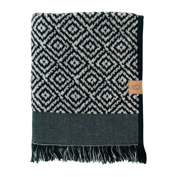 Morocco 毛巾 70x140 cm - Black-white - Mette Ditmer