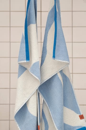 Nova Arte guest 毛巾 40x55 cm 两件套装 - 浅蓝-米白色 - Mette Ditmer