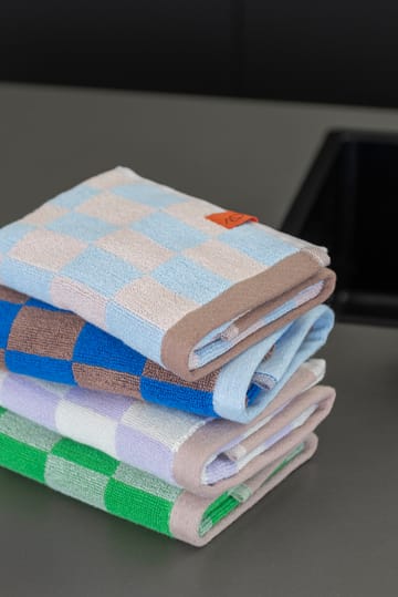 Retro guest towel 40x55 cm 两件套装 - Cobalt - Mette Ditmer