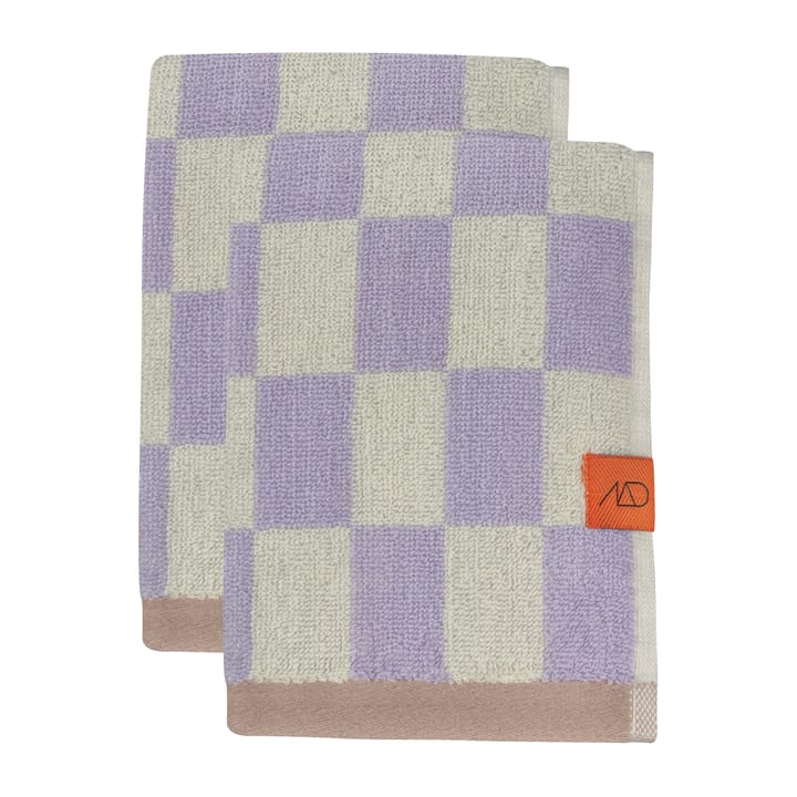 Retro guest towel 40x55 cm 两件套装 - Lilac - Mette Ditmer