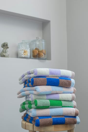 Retro towel 50x90 cm - Classic 绿色 - Mette Ditmer