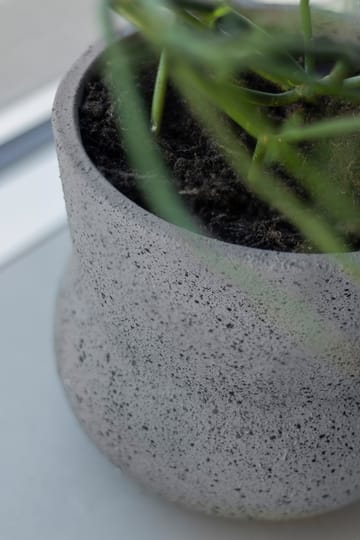 Stone flowerpot Ø17 cm - 灰色 - Mette Ditmer