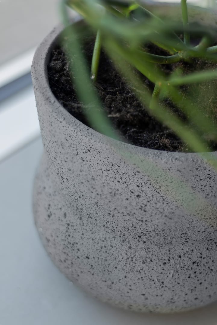 Stone flowerpot Ø17 cm, 灰色 Mette Ditmer