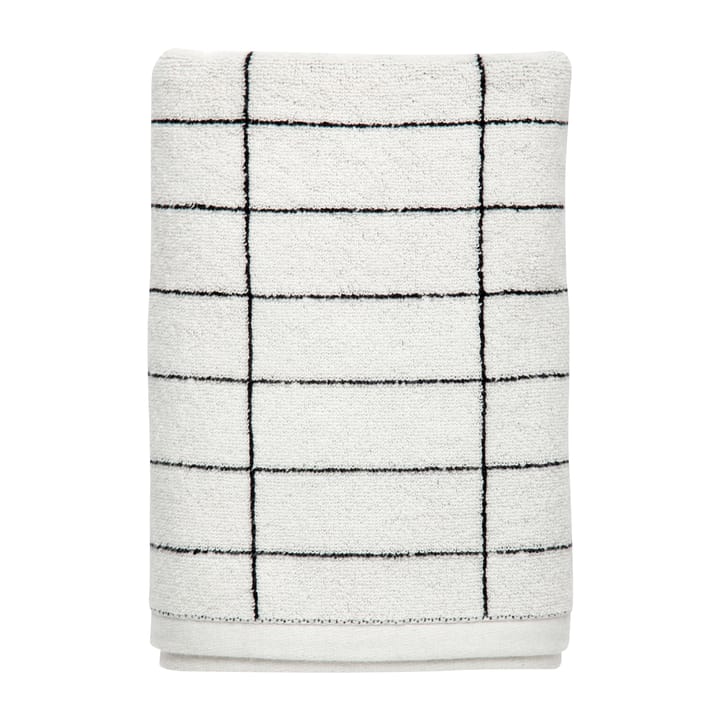 Tile Stone guest towel 38x60 cm 2 pack - 黑色-Off-白色 - Mette Ditmer