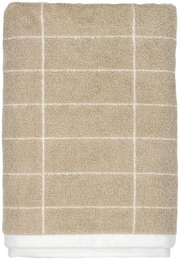 Tile Stone guest towel 38x60 cm 2 pack - 沙色-off 白色 - Mette Ditmer