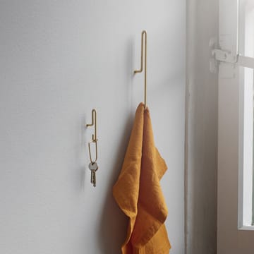 Moebe wall hook small 2- pack - matte gold - MOEBE