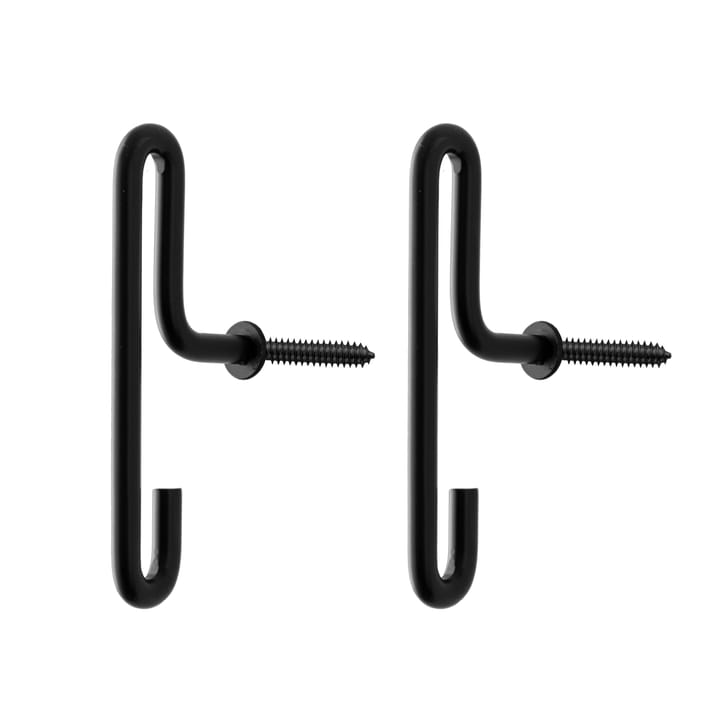 Moebe wall hook small 2- pack, 黑色 MOEBE