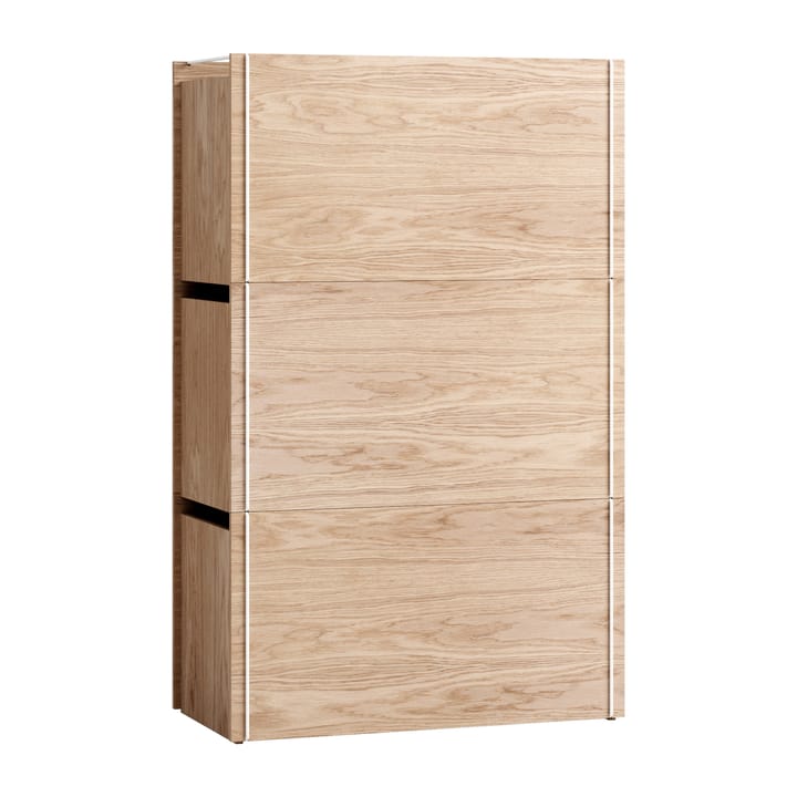 储物箱 oak 33x60 cm - Wood. white - MOEBE
