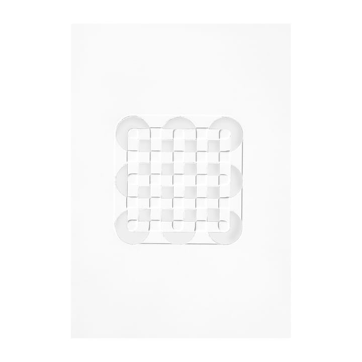 Relief 艺术品 circles & squares 14.8x21 cm - Off White - MOEBE