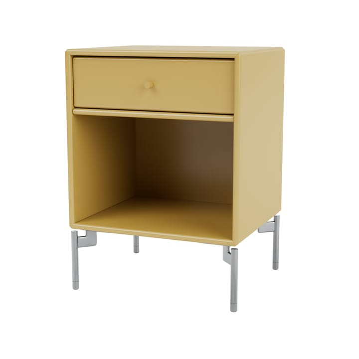 Dream bedside 桌子 - Cumin 157, chrome legs - Montana