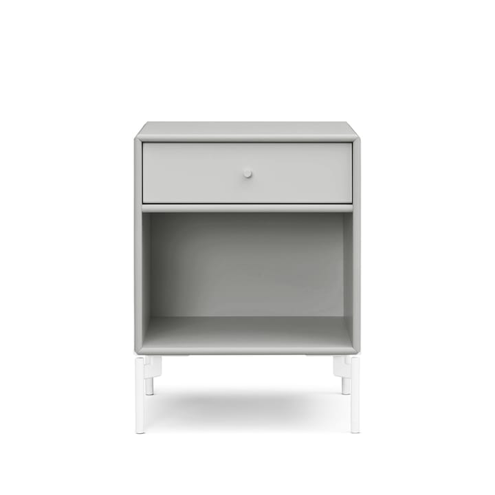 Dream bedside 桌子 - Nordic 09 with drawer, white legs - Montana