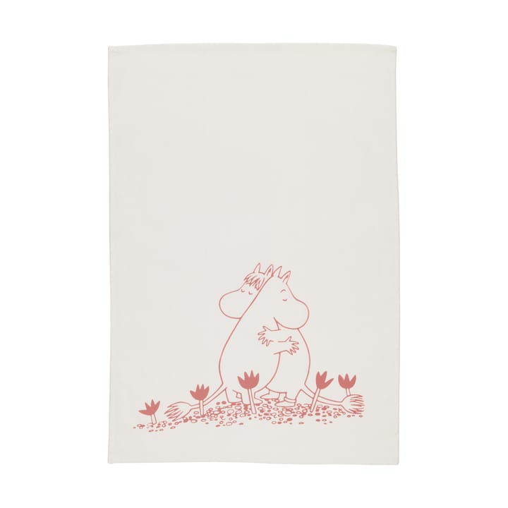 姆明 厨房巾 50x70 cm - Love 白色 - Moomin Arabia