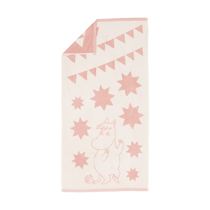 �姆明 浴巾 70x140 cm - stars 粉色 - Moomin Arabia