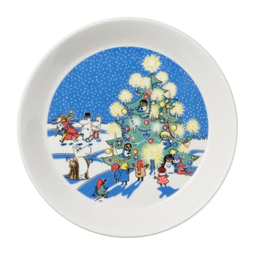 Drawing & Christmas 姆明盘子 2 件装 - Ø19 cm - Moomin Arabia