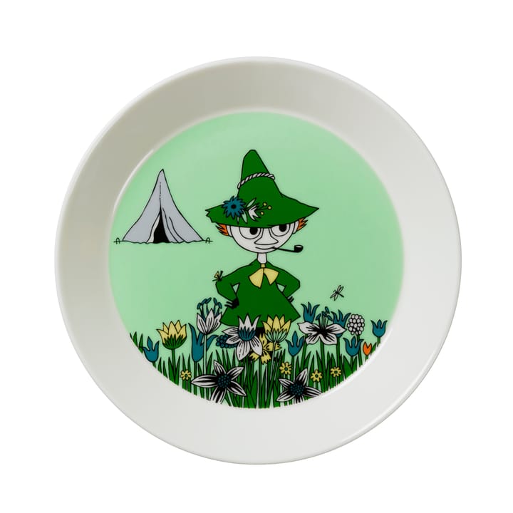 Snufkin 盘子 - 绿色 - Moomin Arabia