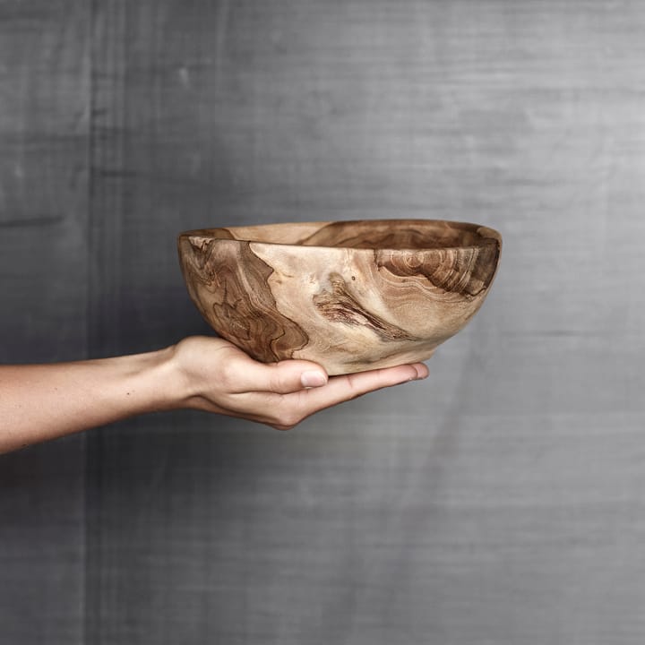 Muubs teak salladsbowl 20 cm - Nature - MUUBS