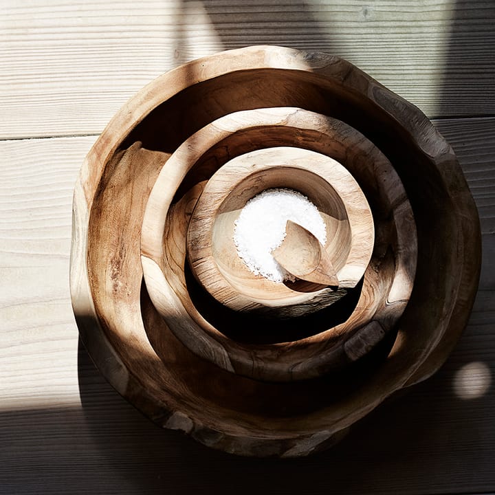 Muubs teak salladsbowl 20 cm - Nature - MUUBS