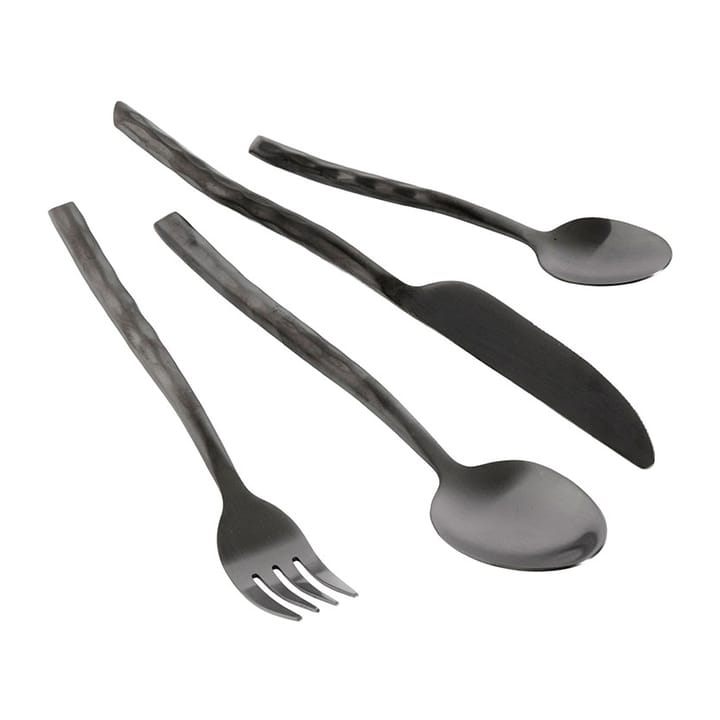 Uta 餐具 cutlery 16 pieces - Matt 黑色 - MUUBS