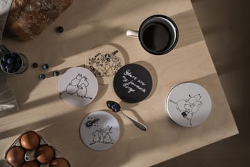 姆明 80 Coasters Ø11 cm 四件套装 - 彩色 - Muurla