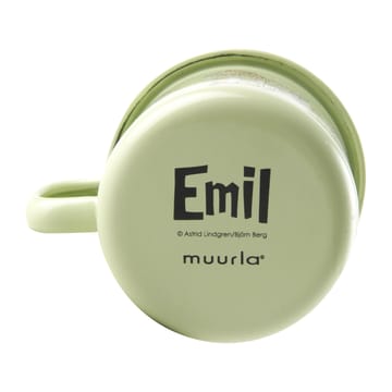 Emil and Ida enamel 马克杯 2.5 dl - Green - Muurla