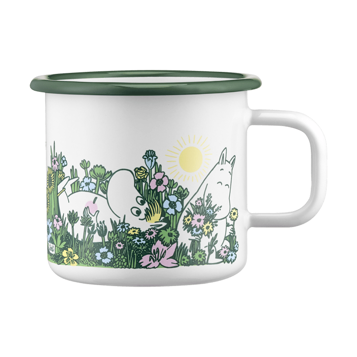 姆明 enamel 马克杯 37 cl - In the garden - Muurla