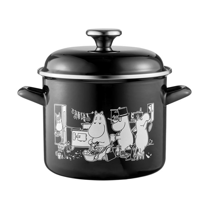 姆明 enamel pot high lid 3.5 L - The Kitchen - Muurla