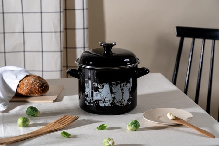 姆明 enamel pot high lid 3.5 L, The Kitchen Muurla